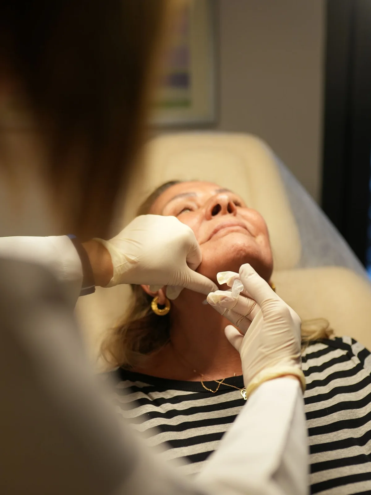 A medical aesthetic treatment performed in the practice