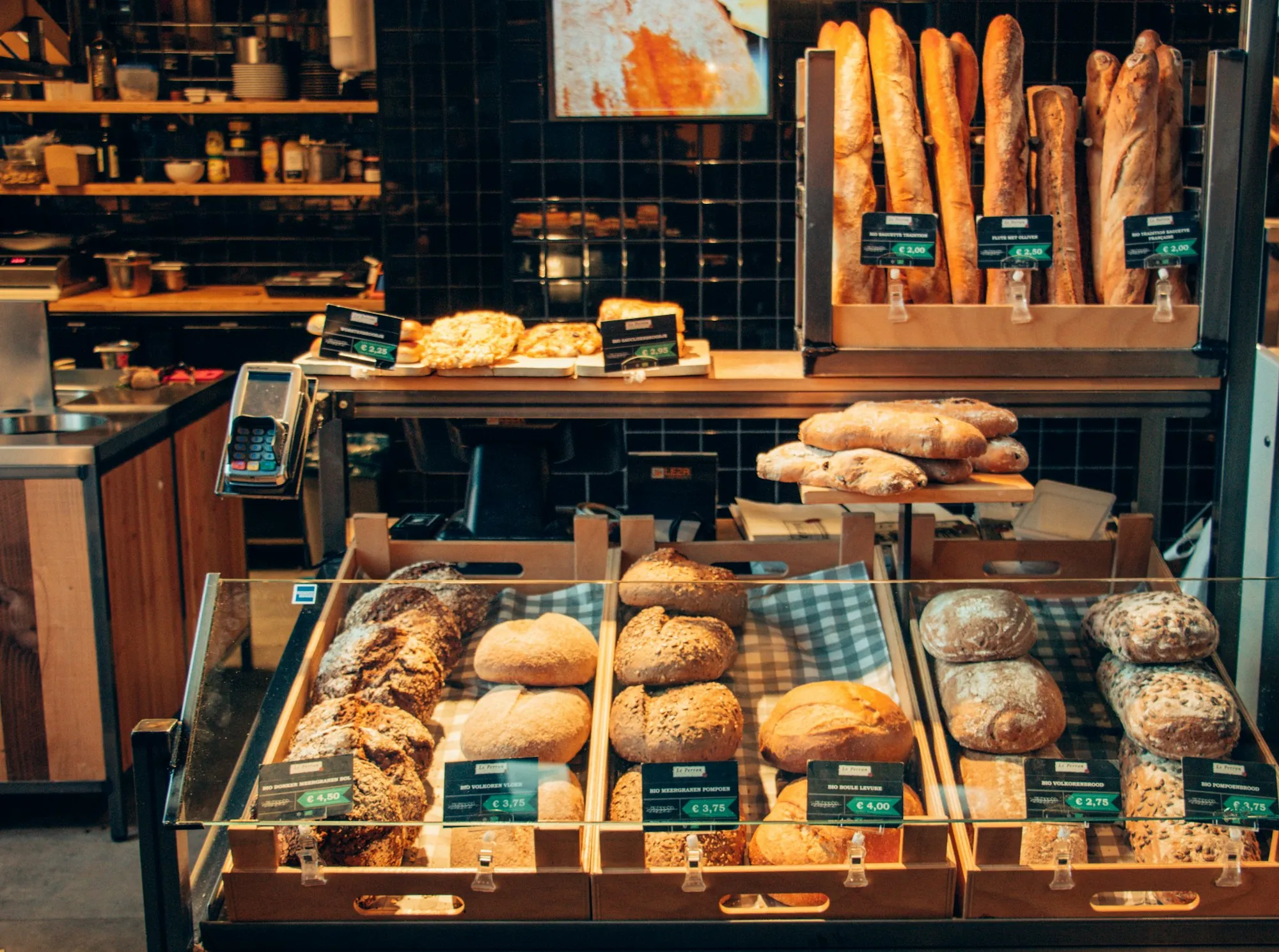 The warm, welcoming interior of the shop