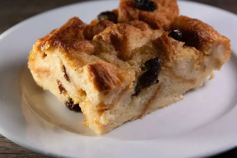 A slice of home-made Ticino bread cake