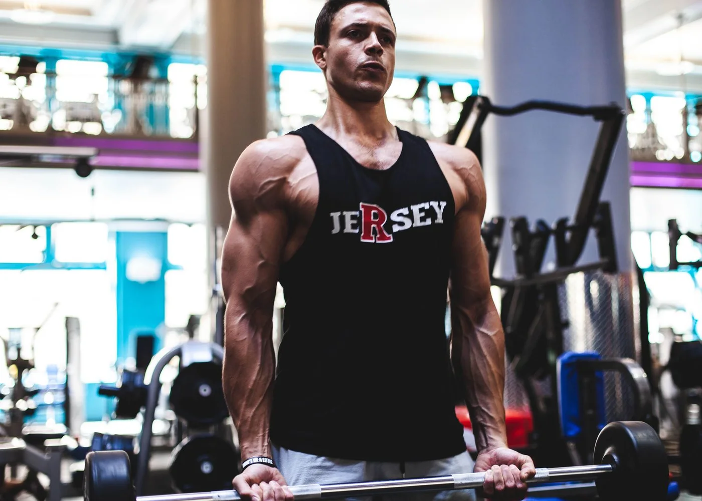 Matteo, personal coach, during a session