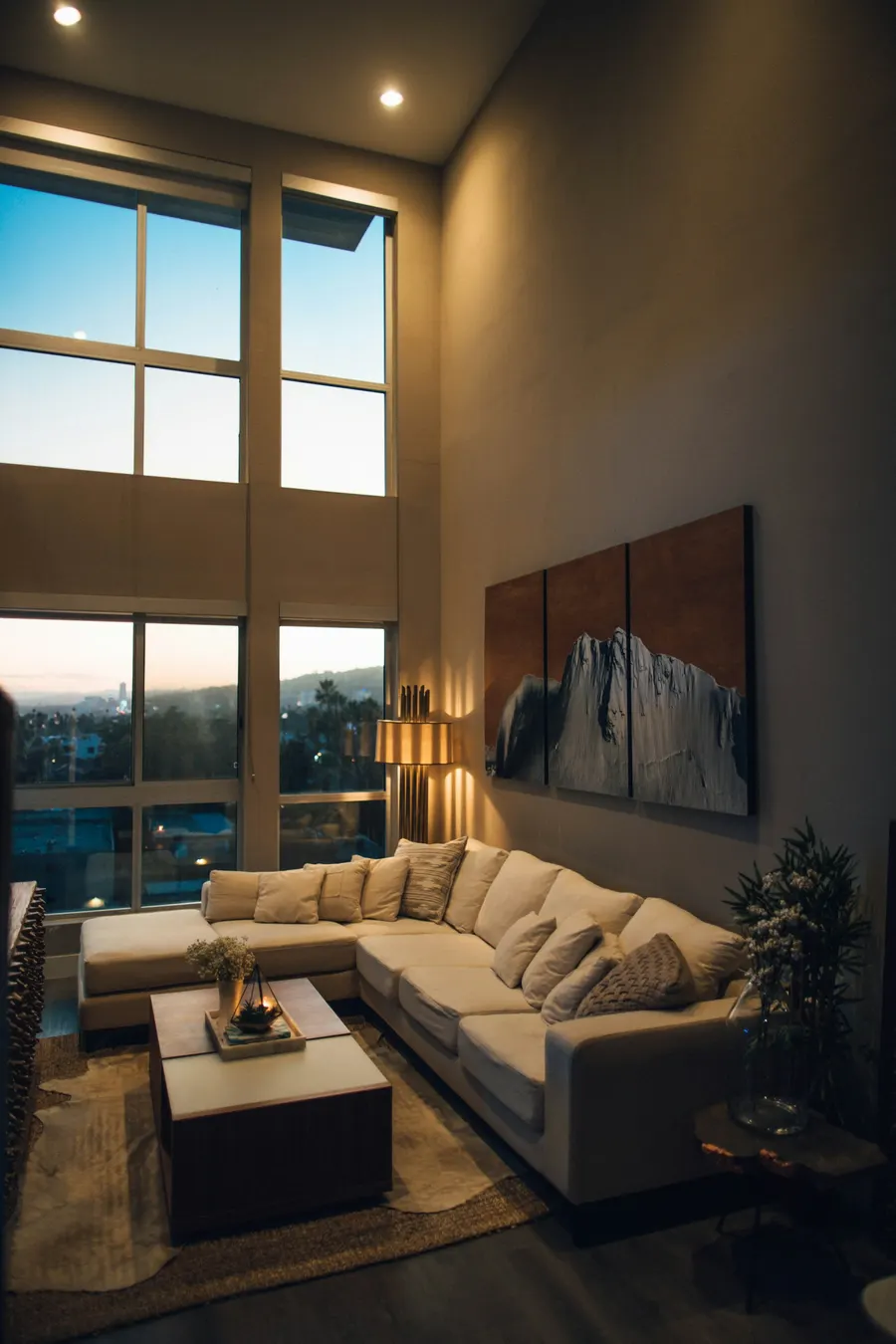 Double-height loft
