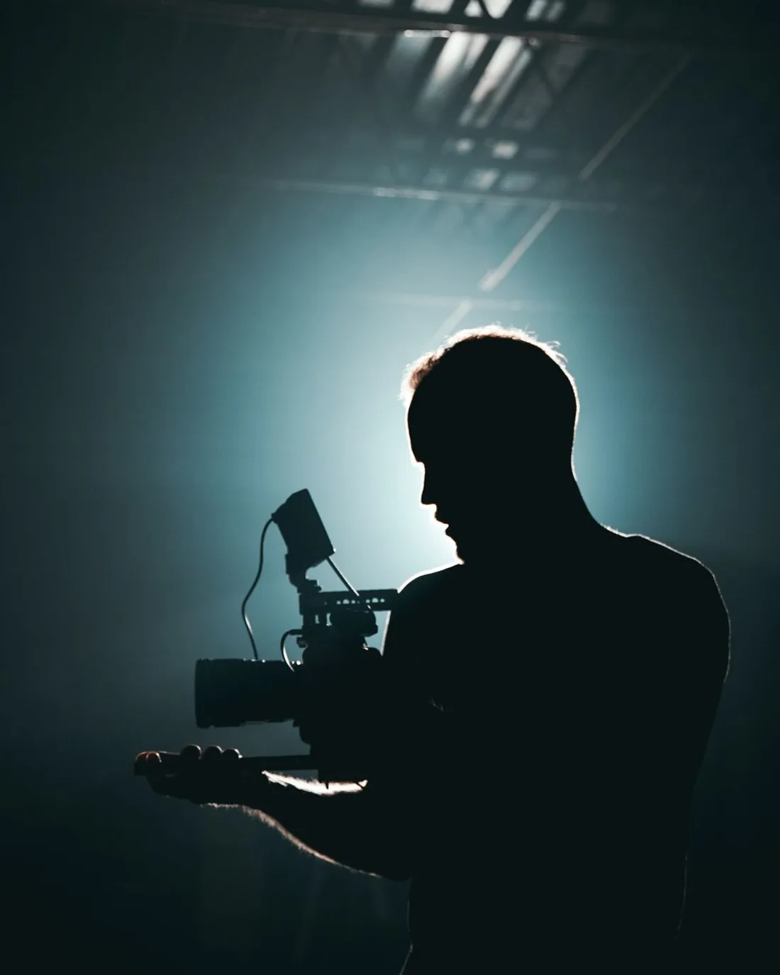 The photographer at work in the studio