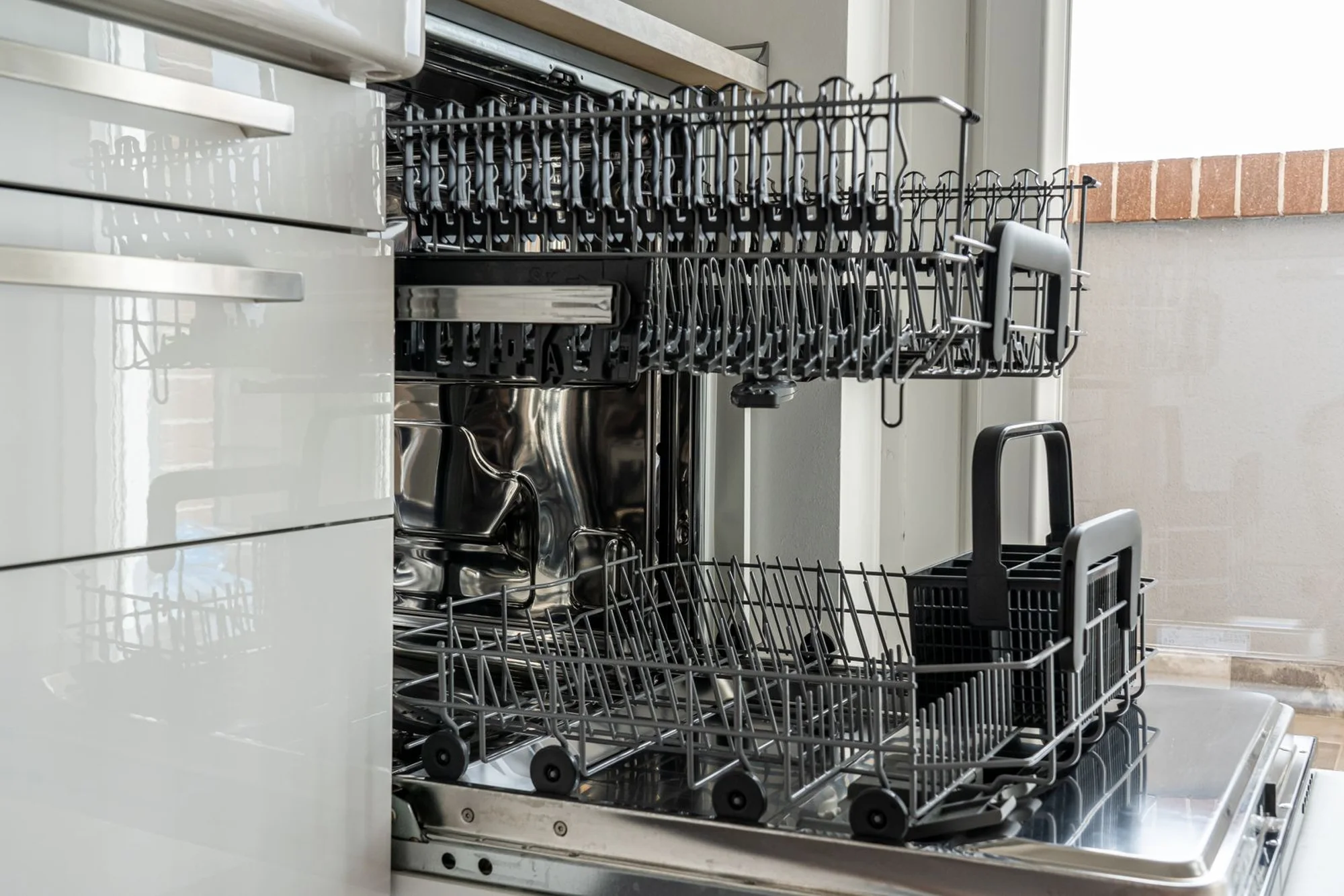 Dishwasher with a drain error