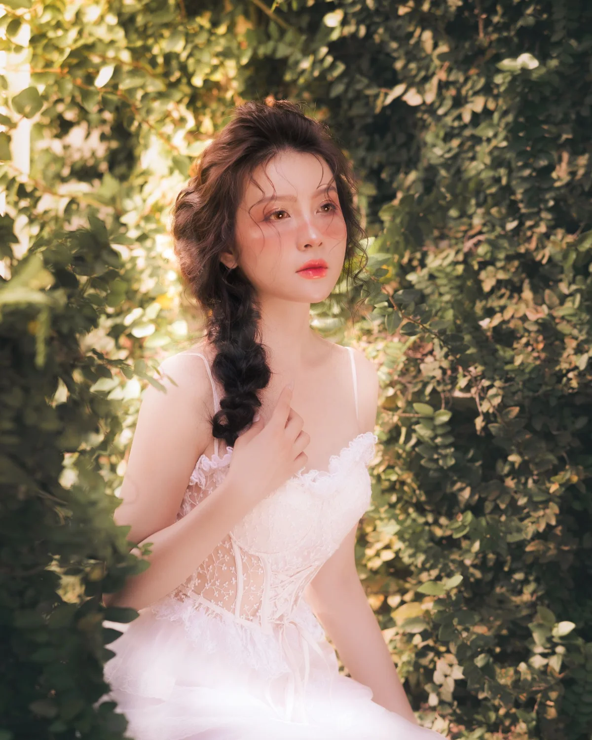 A portrait among the trees
