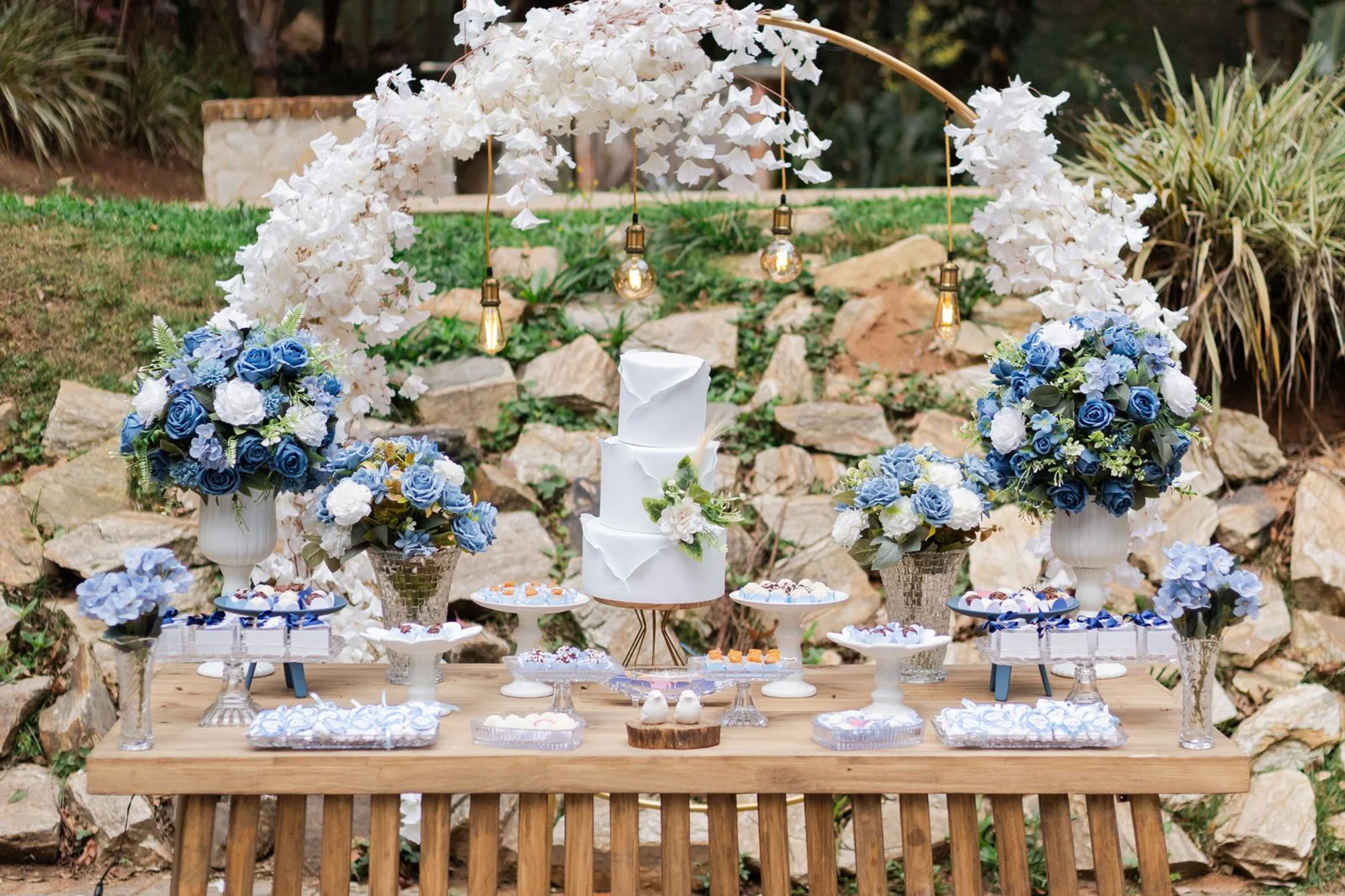 The dessert table