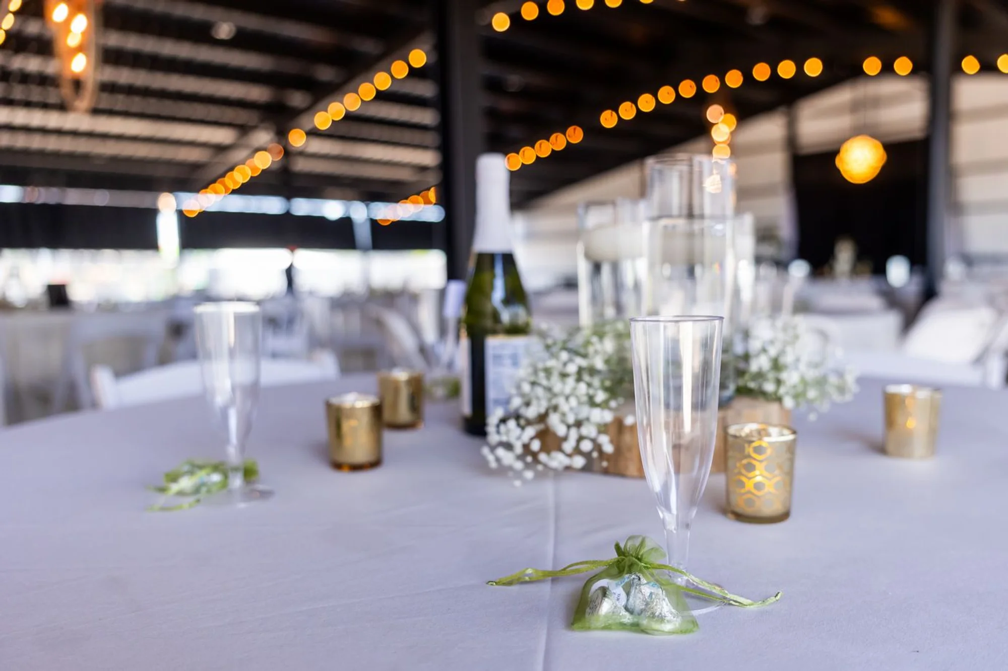 Candlelit mise en place