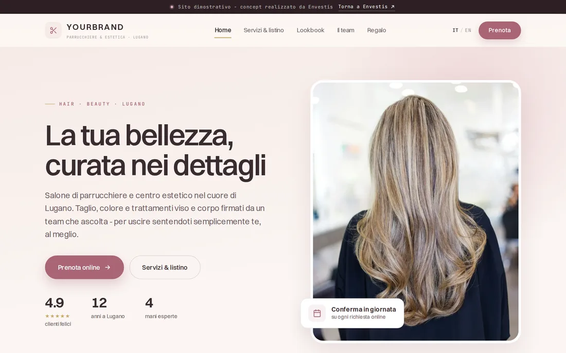 Hair & beauty salon - demo