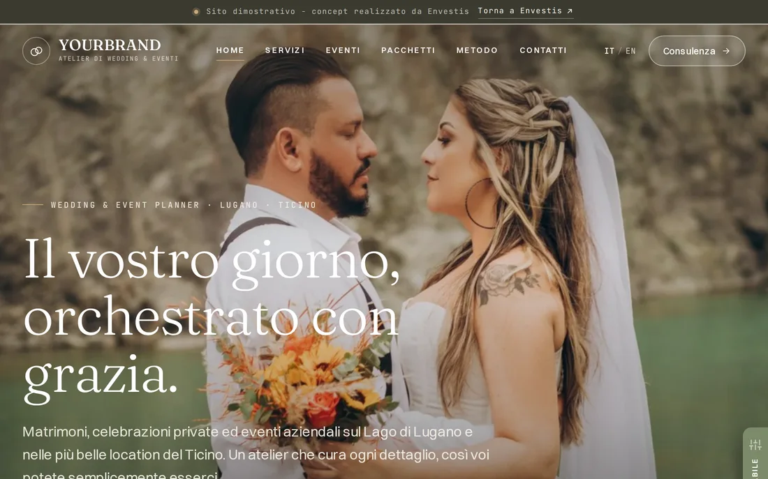 Wedding & event planner - demo